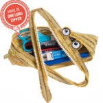 Zipit – Monster Pencil Case Holds Up to 30 Pen – Gold