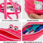 Zipit – Monster Pencil Case Holds Up to 30 Pens – Pink