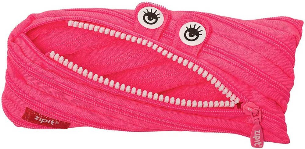 Zipit – Monster Pencil Case Holds Up to 30 Pens – Pink