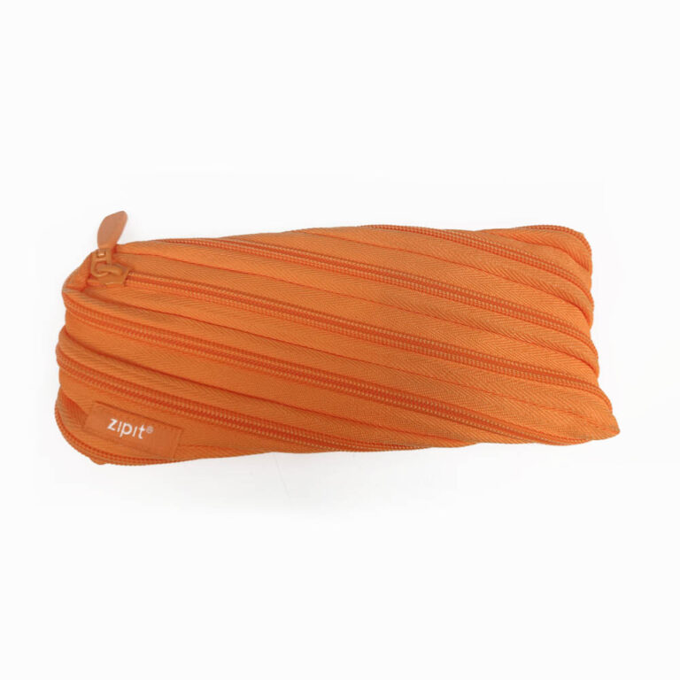 Zipit - Neon Twister Pencil Case - Crazy Orange