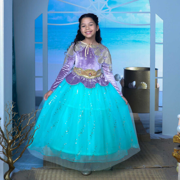 Party Centre – Golden Princess Ariel Prestige Dress-Up Xs 3-4 Years