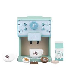 Little Angel Kids Wooden Coffee Maker - 7 Pcs