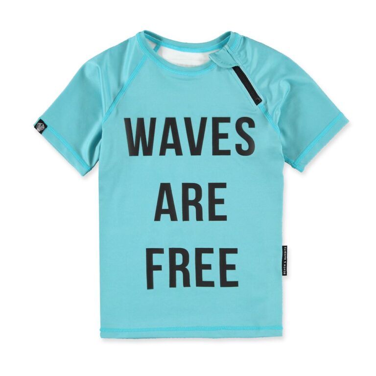WAVES ARE FREE SWIM TEE Size M
