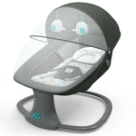 Baby Swing Bassinet Cardle Bed 3 In 1 For Newborn To Toddler -Grey