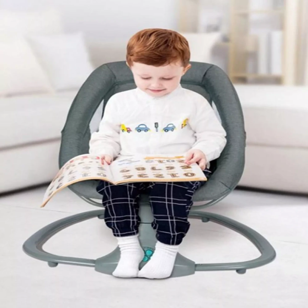 Baby Swing Bassinet Cardle Bed 3 In 1 For Newborn To Toddler -Grey