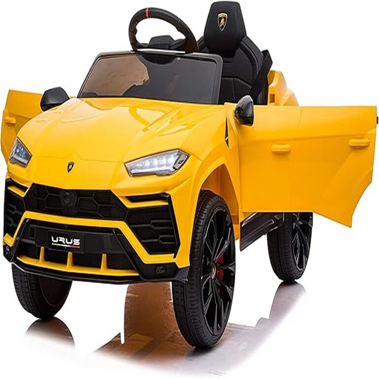 Lamborghini Urus 12V Kids Electric Ride-On Car – Officially Licensed, Remote Control, Yellow
