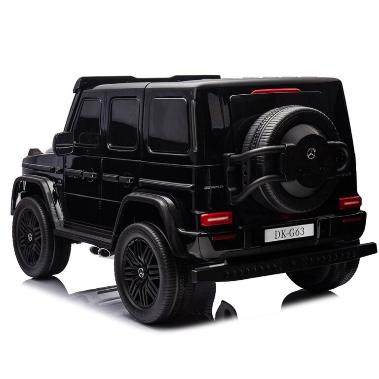 Mercedes-Benz C63 12V Electric Ride-On SUV Car for Kids – Black - Licensed, Remote Control, Music, LED Lights
