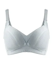 Okus - Comfy Cotton Maternity & Nursing Bra - Light Grey
