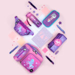 Fringoo – Silicone Patch Pencil Case – Unicorn Ombre