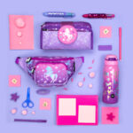 Fringoo – Silicone Patch Pencil Case – Unicorn Ombre