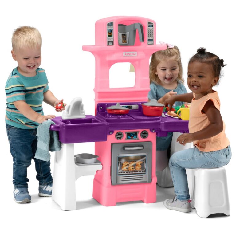 Simplay3 Cooking Kids Dine-In Kitchen Set 1.5 - 5 years, Pink
