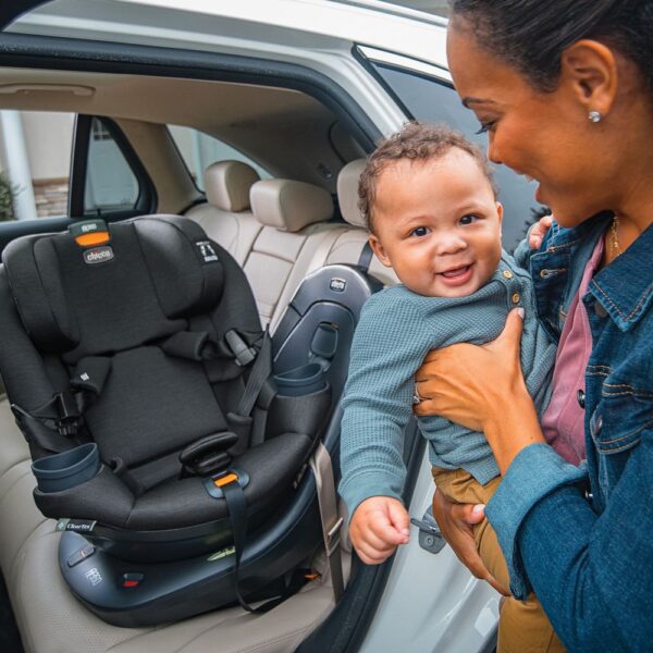 Chicco Fit360 ClearTex Rotating Convertible Car Seat, Titanium – CH87216-84