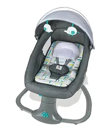 Baby Swing Bassinet Cardle Bed 3 In 1 For Newborn To Toddler -Grey