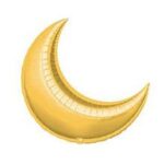 My Party Centre – Gold Crescent Mini Shape Balloon – 10in