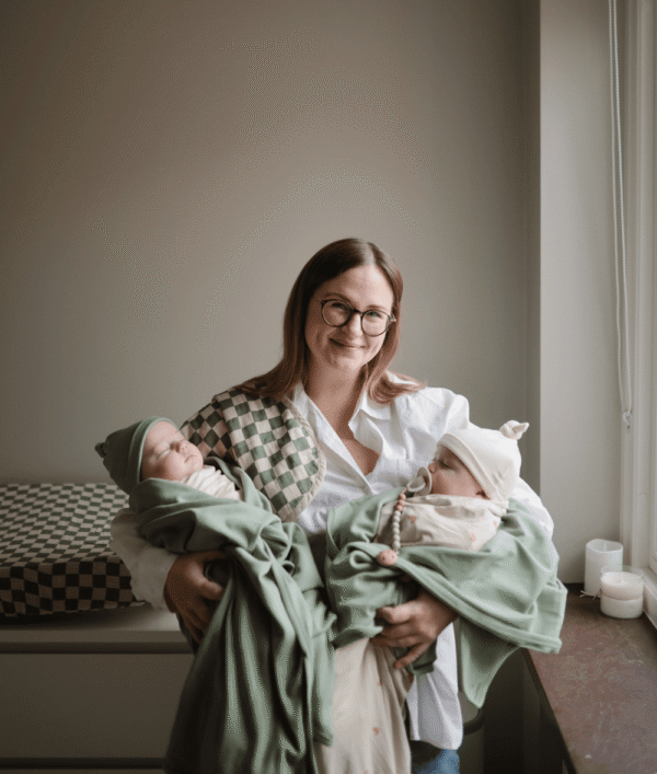 Mushie – Swaddle Pale Taupe