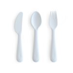 Mushie – Dinnerware Cutlery Set – Powder Blue