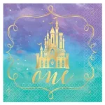 My Party Centre – Disney Princess Hot Stamped Beverage Napkin 16Pcs