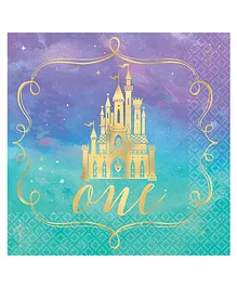My Party Centre - Disney Princess Hot Stamped Beverage Napkin 16Pcs