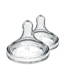 Dr. Browns - Level 4 Wide Neck Silicone Options+ Nipple Pack of 2