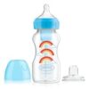 Dr. Browns – PP Wide Neck Options And Blue Rain Bows Feeding Bottle – 270ml