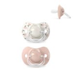 Suavinex Pink Step 3 Silicone Teether – +6m
