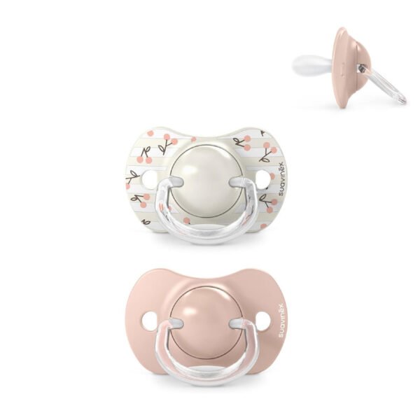 Suavinex Pink Step 3 Silicone Teether – +6m