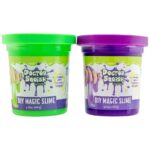 Doctor Squish – Diy Magic Slime Double Set – Green And Purple – 240 Grams