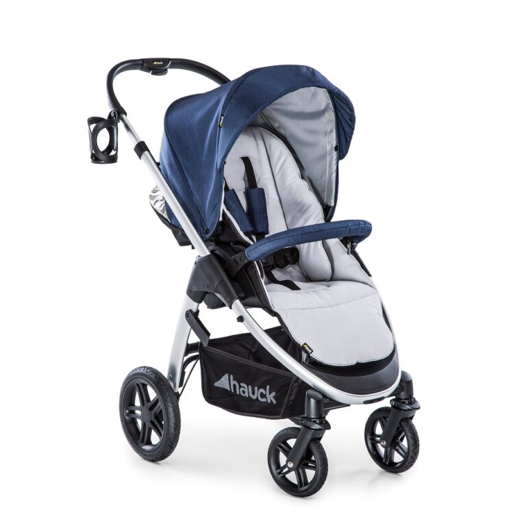 Hauck - Saturn R Stroller Denim Silver with Maxi Cosi Adapters