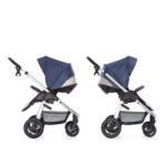 Hauck – Saturn R Stroller Denim Silver with Maxi Cosi Adapters