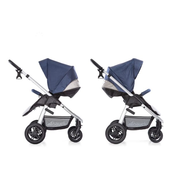 Hauck – Saturn R Stroller Denim Silver with Maxi Cosi Adapters