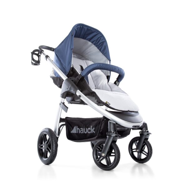 Hauck – Saturn R Stroller Denim Silver with Maxi Cosi Adapters