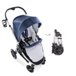 Hauck – Saturn R Stroller Denim Silver with Maxi Cosi Adapters