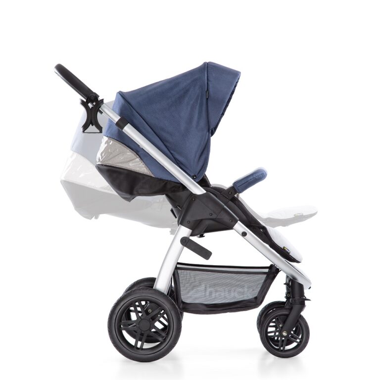 Hauck - Saturn R Stroller Denim Silver with Maxi Cosi Adapters