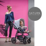 Hauck – Saturn R Stroller Denim Silver with Maxi Cosi Adapters