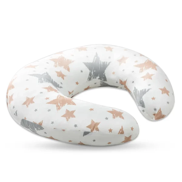Little Story Fiberfill Lounger Bed with Feeding Pillow – Galaxy