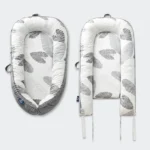 Little Story Fiberfill Lounger Bed w/ Feeding Pillow – Leaves