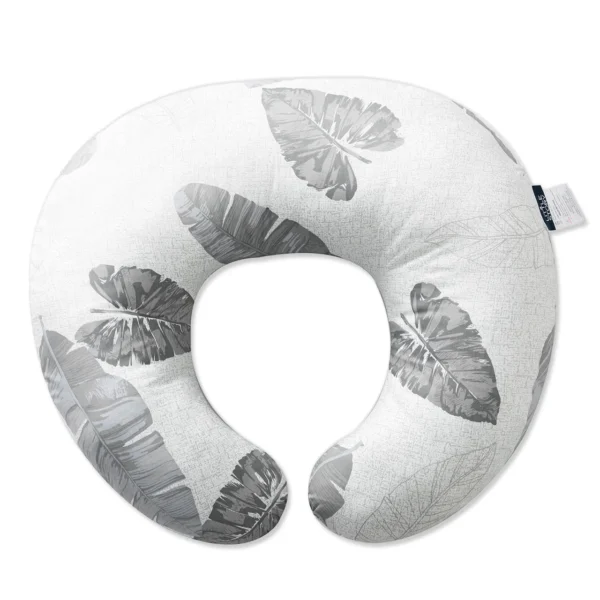 Little Story Fiberfill Lounger Bed w/ Feeding Pillow – Leaves