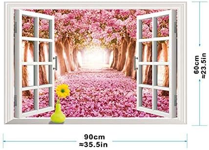 StickieArt Flowersome Window - Wall Decal - Large - 60 x 90 cm