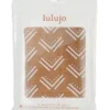 Lulujo – Muslin Crib Sheet 135 x 70 cm – Mudcloth