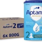 Aptamil advance 2 follow on formula palm oil free 6 12 months 800 g each pack of 6