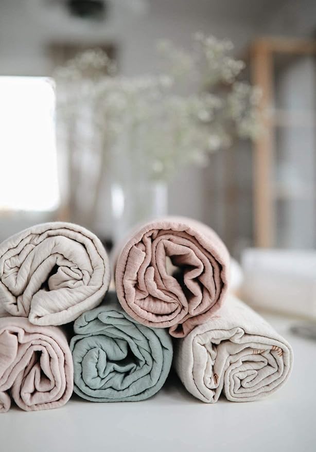 Mushie - Crib Sheet Roman - Green