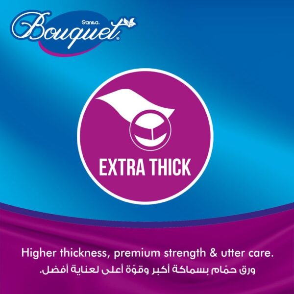 Sanita Bouquet Toilet Tissue Embossed-Pack Of 8 Rolls, 3 Ply