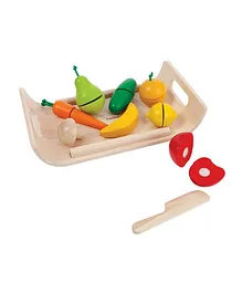 Plantoys Wooden Assorted Fruit & Vegetable