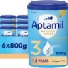 Aptamil advance junior 3 milk formula palm oil free 1 3 years 800 g each pack of 6