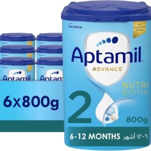 Aptamil advance 2 follow on formula palm oil free 6 12 months 800 g each pack of 6