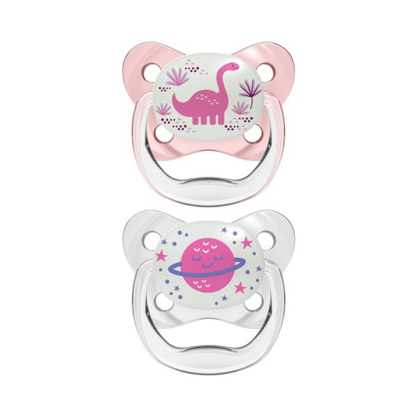 Dr. Browns – Prevent Butterfly Shield Soother – Stage 1 – Pink (Pack of 2)