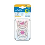 Dr. Browns – Prevent Butterfly Shield Soother – Stage 1 – Pink (Pack of 2)