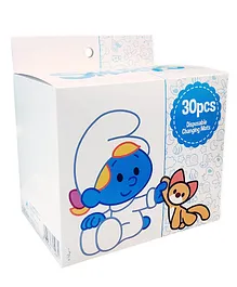 Smurfs 30 Box Disposable Bibs