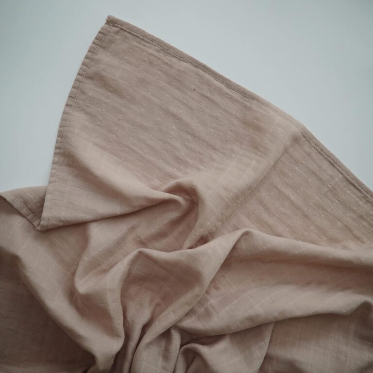 Mushie - Swaddle Pale Taupe