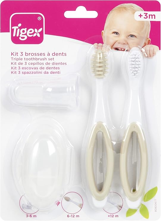 Tigex - Set Of 3 Tooth Brushes